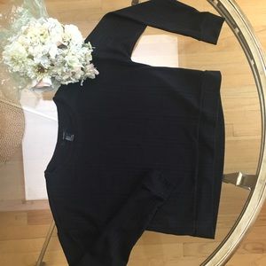 Forever21 Plaid Black Sweater SIZE SMALL